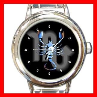 Zodiac Scorpio Round Italian Charm Wrist Watch 176