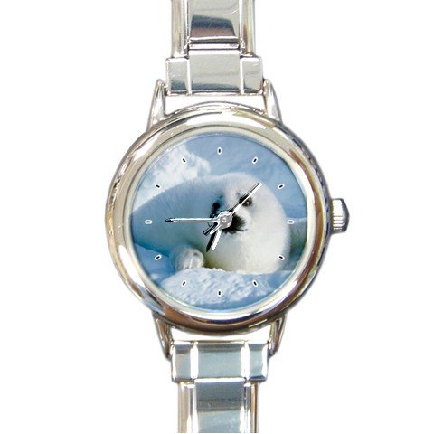 Seals Animal Round Italian Charm Wrist Watch 185