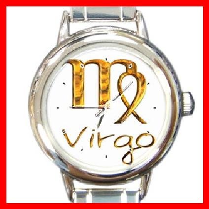 Zodiac Virgo Round Italian Charm Wrist Watch 207