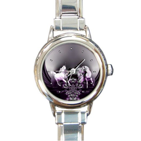 UNICORN Wings Myth Round Italian Charm Wrist Watch 252
