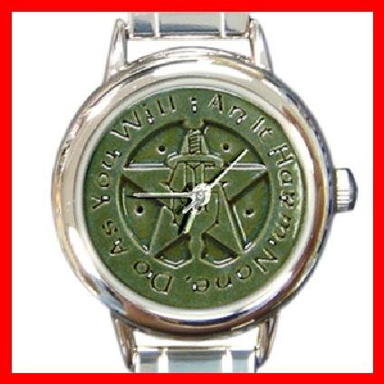 The Wiccan Rede Round Italian Charm Wrist Watch 260