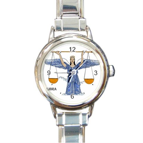 Angels of Libra Round Italian Charm Wrist Watch 261