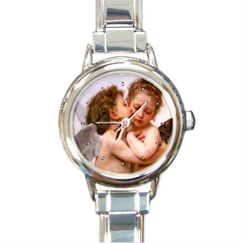 Angel Kiss Round Italian Charm Wrist Watch 282