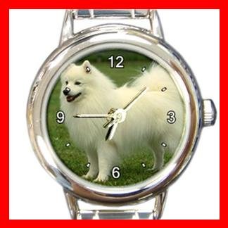 Spitz DOG Pet Animal Round Italian Charm Wrist Watch 289