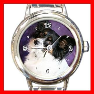 Papillon DOG Pet Animal Round Italian Charm Wrist Watch 319