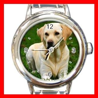 Labrador Retriever DOG Pet Animal Round Italian Charm Wrist Watch 327