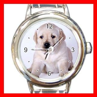 Labrador DOG Pet Animal Round Italian Charm Wrist Watch 327