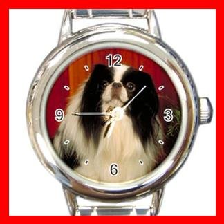 Japchin DOG Pet Animal Round Italian Charm Wrist Watch 333