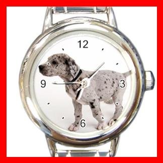 Great Dane DOG Pet Animal Round Italian Charm Wrist Watch 343