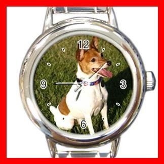 Fox Terrier DOG Pet Round Italian Charm Wrist Watch 353