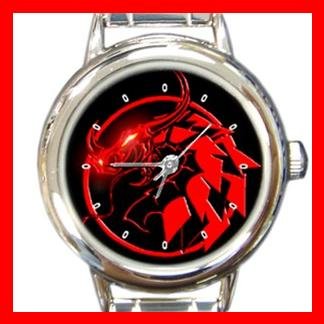 Red Dragon Myth Round Italian Charm Wrist Watch 378