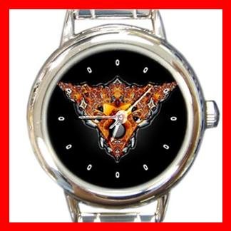 Cool Devil Head Art Round Italian Charm Wrist Watch 404