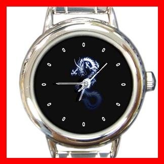 Blue Dragon Myth Round Italian Charm Wrist Watch 457