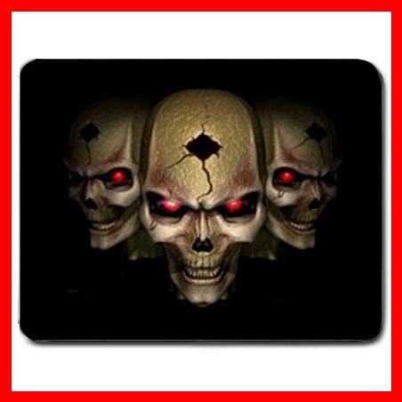 Skull Skeleton Goth Hobby Mouse Pad MousePad Mat 006