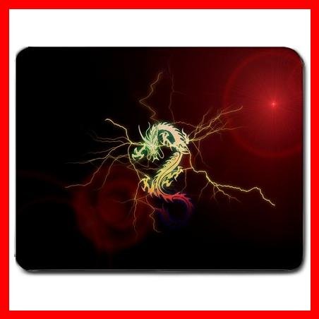 Red Dragon Myth Fantasy Fan Mouse Pad MousePad Mat 016