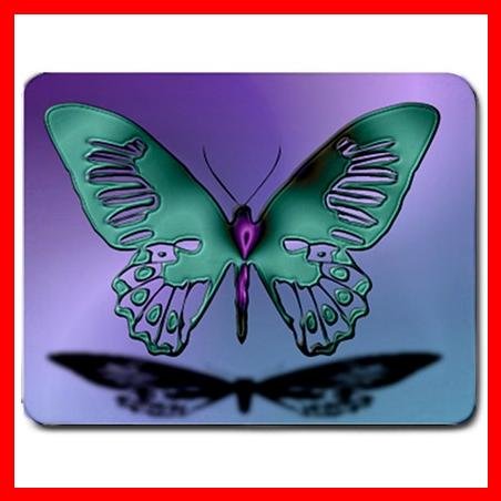 Blue Butterfly Stylish Hobby Mouse Pad MousePad Mat 032