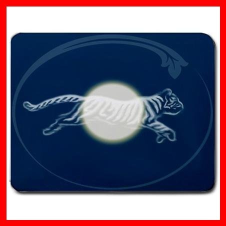 WILD TIGER & MOON Animal Art Mouse Pad MousePad Mat 050