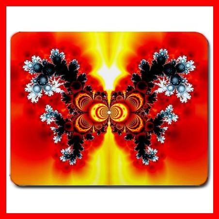 Fractal Butterfly Flower Fun Mouse Pad MousePad Mat 062