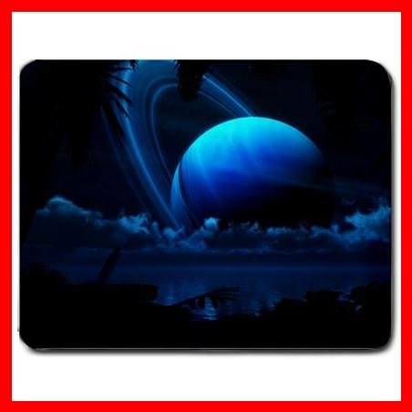 Tropical Blue Moon Science Mouse Pad MousePad Mat 075