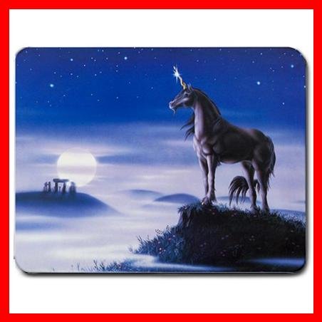 Unicorn Stonehenge Moon Myth Mouse Pad MousePad Mat 077