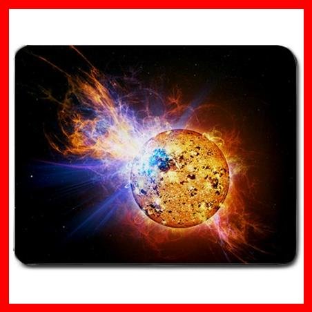 3D Light Atom Explosion Fun Mouse Pad MousePad Mat 078