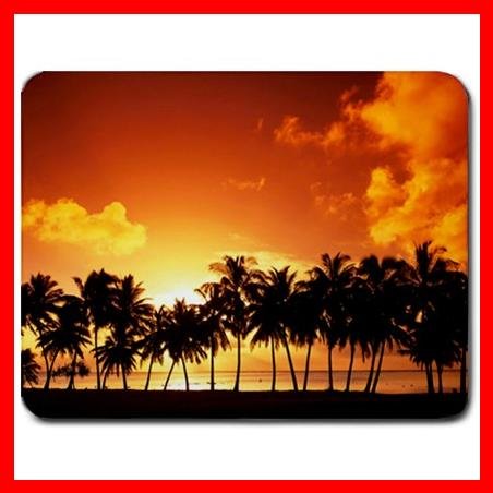 Palm Tree Sunset Mouse Pad MousePad Mat 095