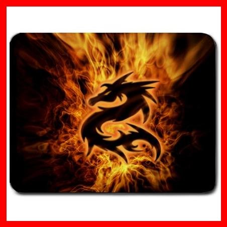 Dragon Fire Flames Fantasy Mouse Pad MousePad Mat 102