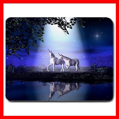 Unicorn lovers Under Moon Myth Mouse Pad MousePad Mat 110