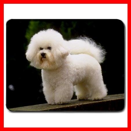 Bichon Frise Dog Pet Animal Mouse Pad MousePad Mat 123