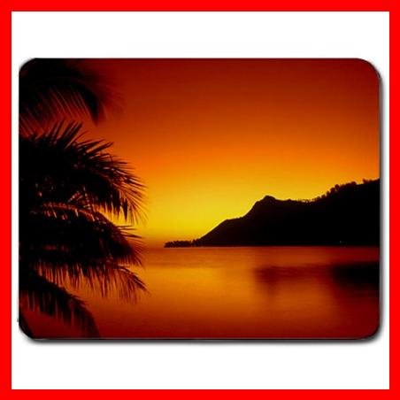 Hawaiia Sunset Scenery Hobby Mouse Pad MousePad Mat 137