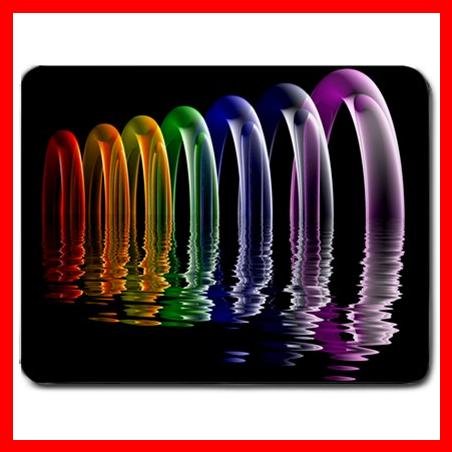 Rainbow Rings Colorful Mouse Pad MousePad Mat 149