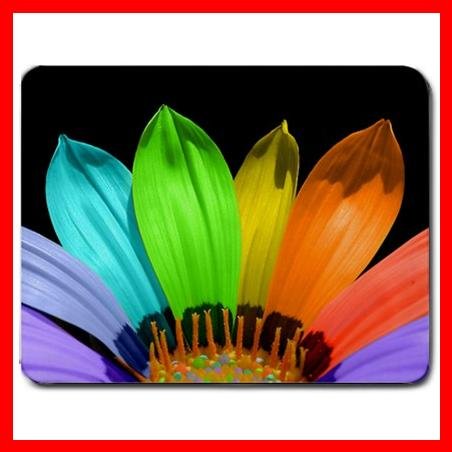 Rainbow Flower Hobby Leisure Mouse Pad MousePad Mat 150