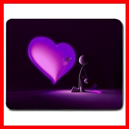 Paint Your Love Pink Heart Mouse Pad MousePad Mat 156