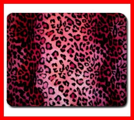 PINK LEOPARD Skin Animal Fun Mouse Mouse Pad MousePad Mat 214