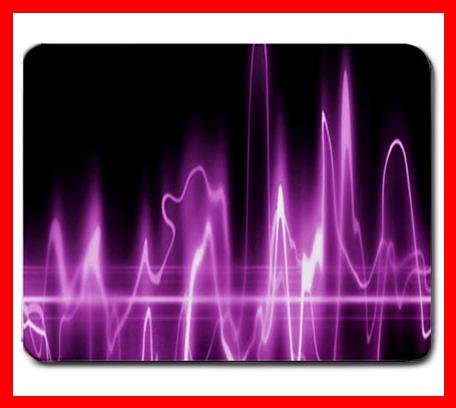 Wave Purple Light Digital Fun Mouse Mouse Pad MousePad Mat 216