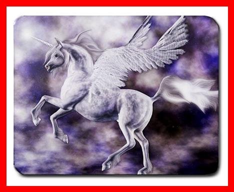 Winged Unicorn Fantasy Myth Mouse Pad MousePad Mat 223