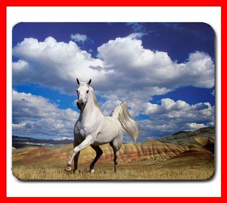 Art Summer Horse Blue Sky Mouse Pad MousePad Mat 236