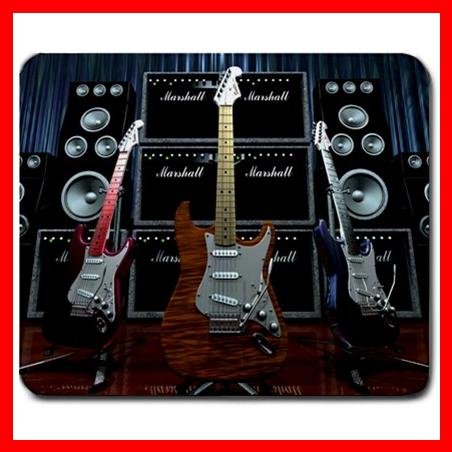GUITAR Digital Art Music Fun Mouse Pad MousePad Mat 240