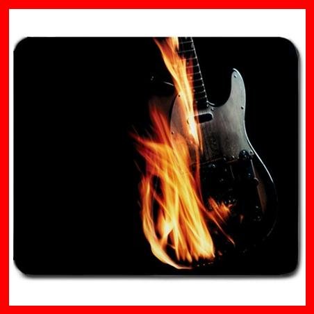 Flames GUITAR Music Hobby Mouse Pad MousePad Mat 241