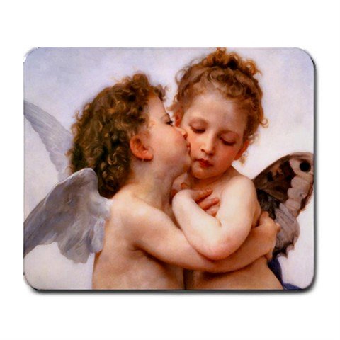First Kiss Angel Love Hobby Mouse Pad MousePad Mat 250