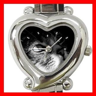 Cute Cat Kitty Pet Animal Italian Charm Wrist Watch 002