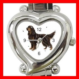 Gordon Setter Dog Pet Hobby Italian Charm Wrist Watch 016