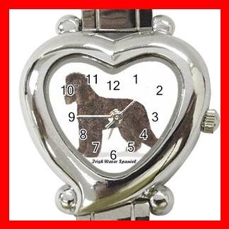 Irish Water Spaniel Dog Pet Hobby Italian Charm Wrist Watch 023