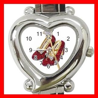 Wizard of Oz Ruby Slipper Hobby Italian Charm Wrist Watch 027