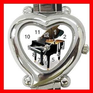 PIANO Music Instrument Hobby Italian Charm Wrist Watch 040