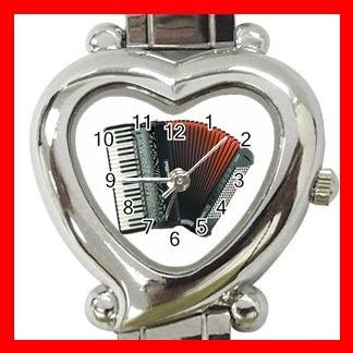 Accordion Piano Music Hobby Italian Charm Wrist Watch 048