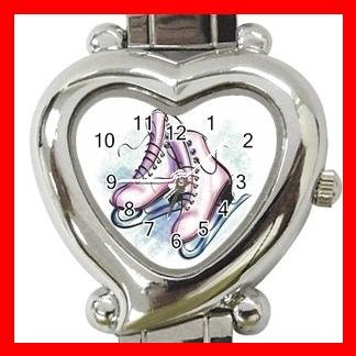 Ice Skating Sport Hobby Fun Italian Charm Wrist Watch 057