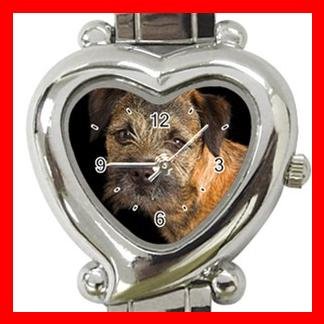 Border Terrier Dog Pet Hobby Italian Charm Wrist Watch 064