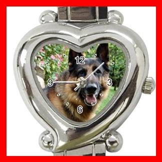 German Shepherd Dog Pet Hobby Italian Charm Wrist Watch 070
