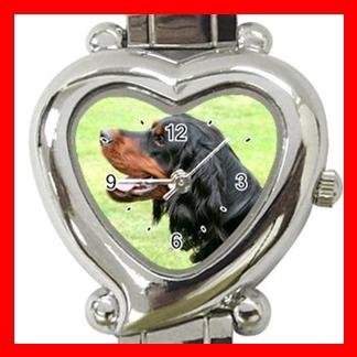 Gordon Setter Dog Pet Hobby Italian Charm Wrist Watch 074